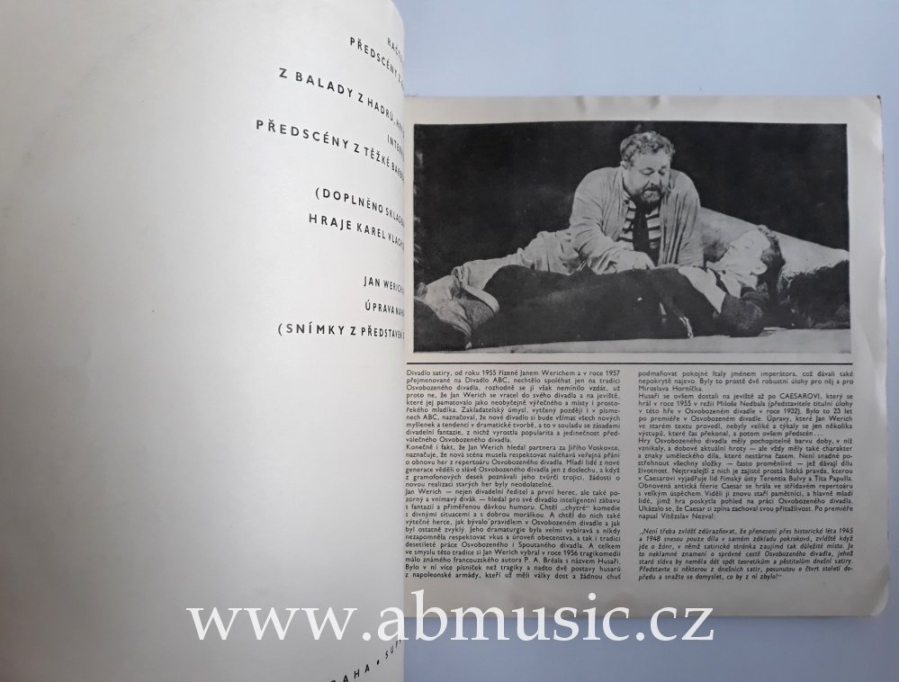 3 LP Scény z her Osvobozeného divadla