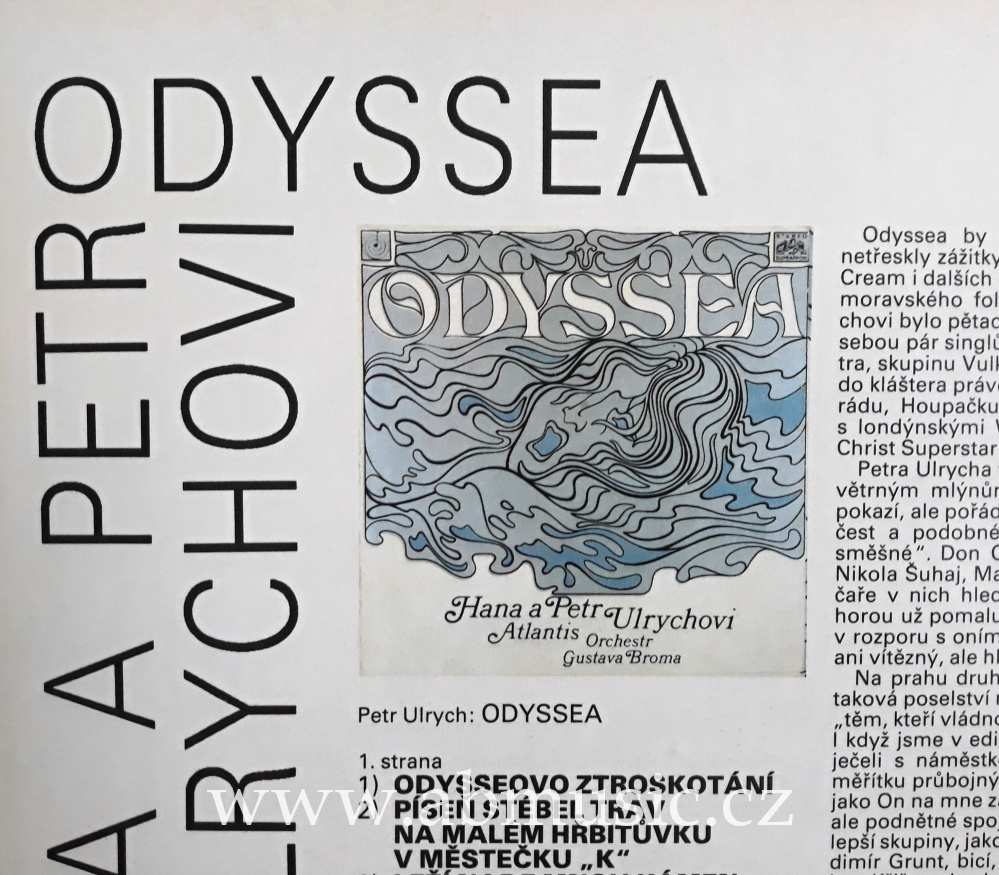 LP Hana a Petr Ulrychovi - ODYSSEA Trezor RARE !!!