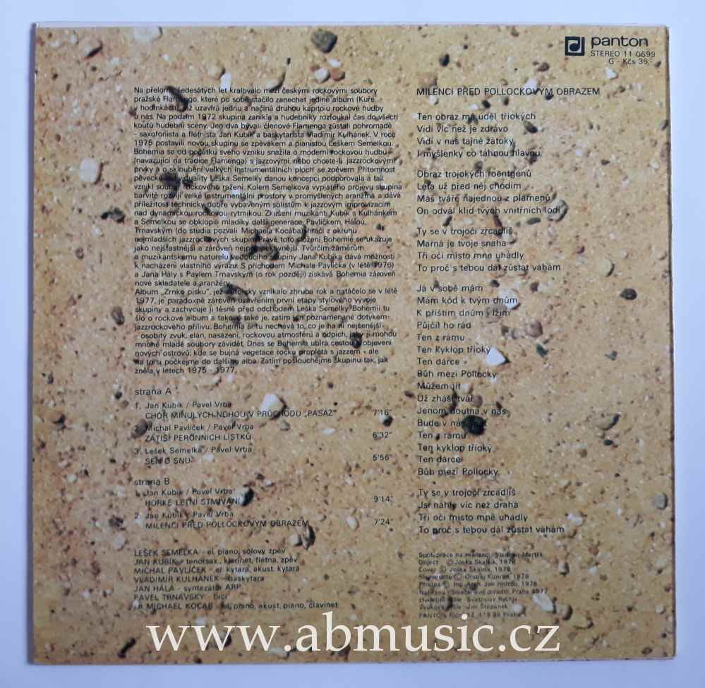 LP Bohemia - Zrnko písku