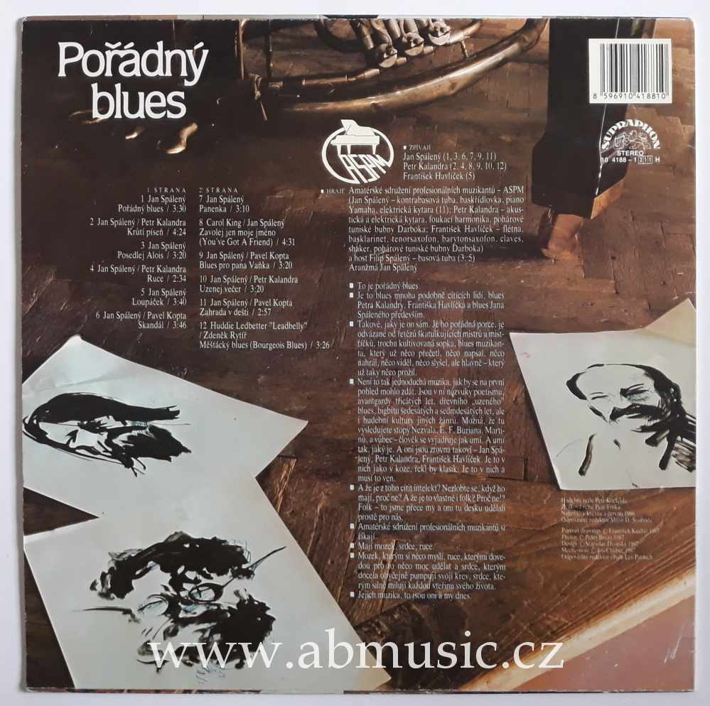 LP ASPM Jan Spálený - Pořádný blues