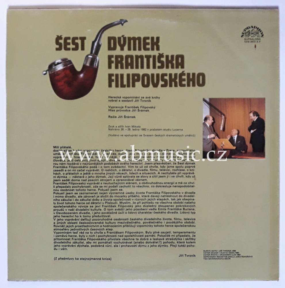 LP Šest dýmek Františka Filipovského