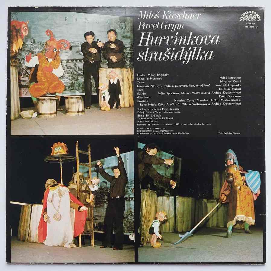 LP Spejbl a Hurvínek - Hurvínkova strašidýlka - Miloš Kirschner - Pavel Grym