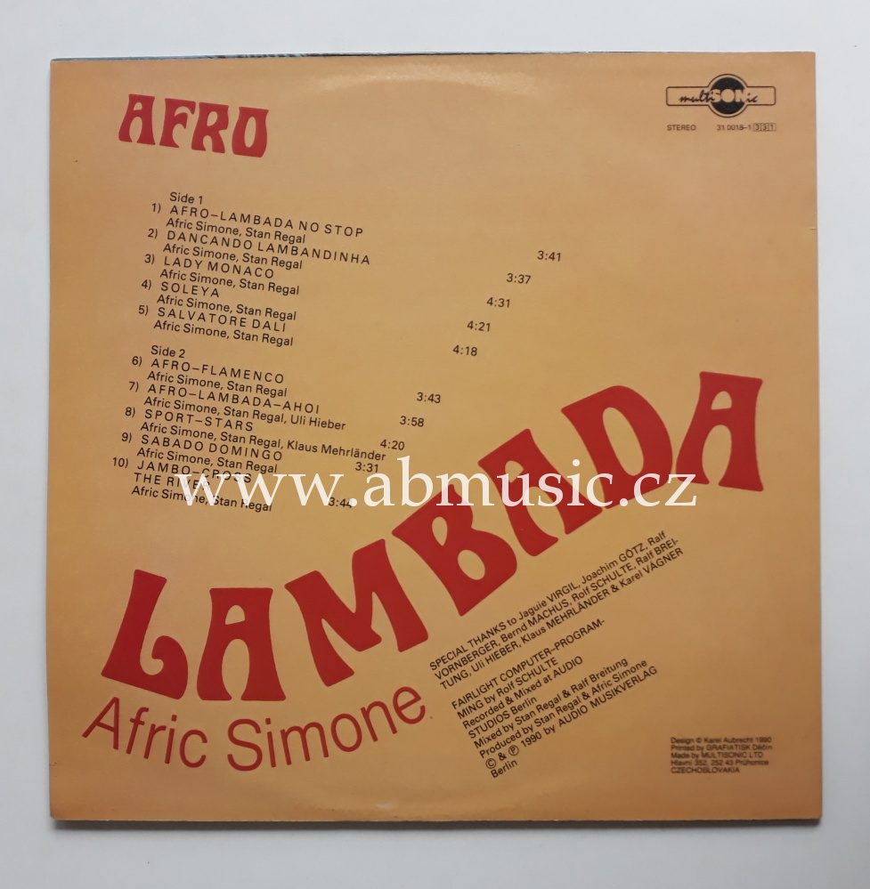 LP Afro Lambada Afric Simone
