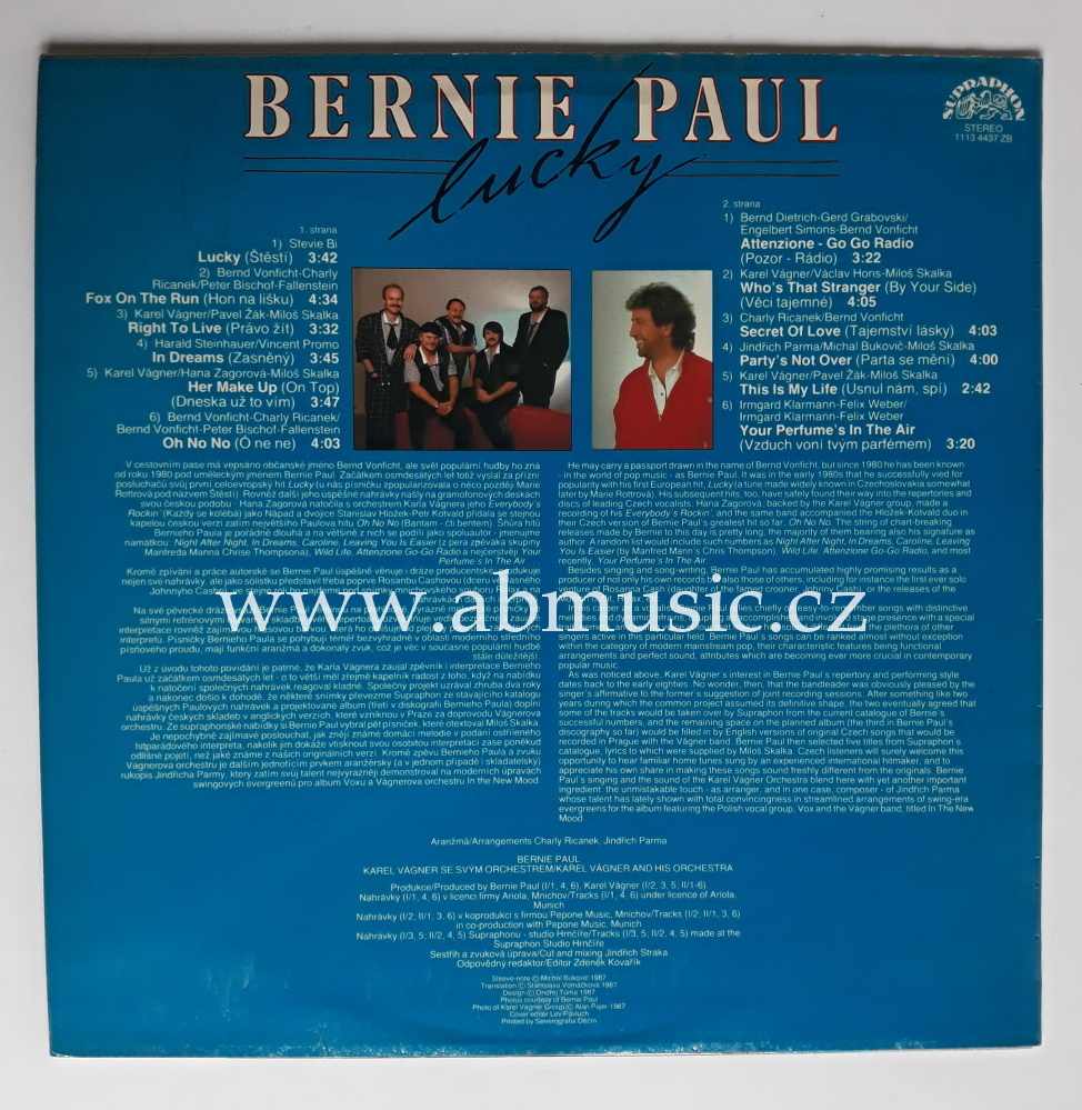 LP Bernie Paul - Lucky