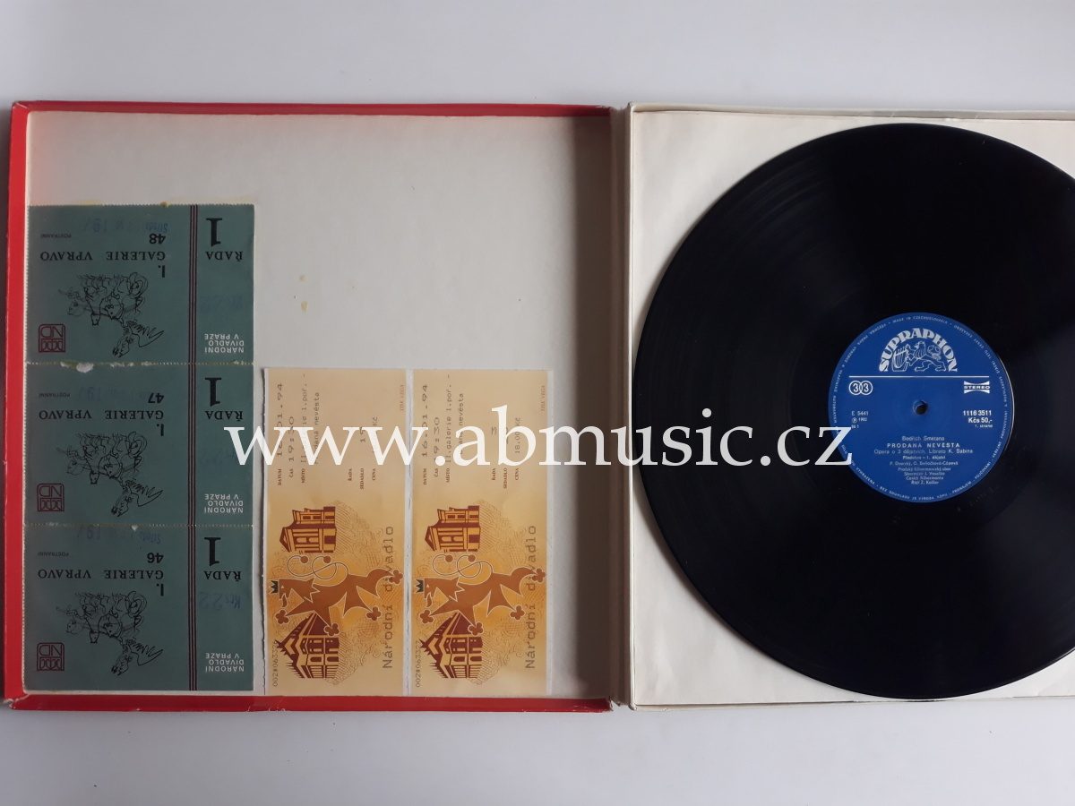 LP Bedřich Smetana - PRODANÁ NEVĚSTA 3LP BOX