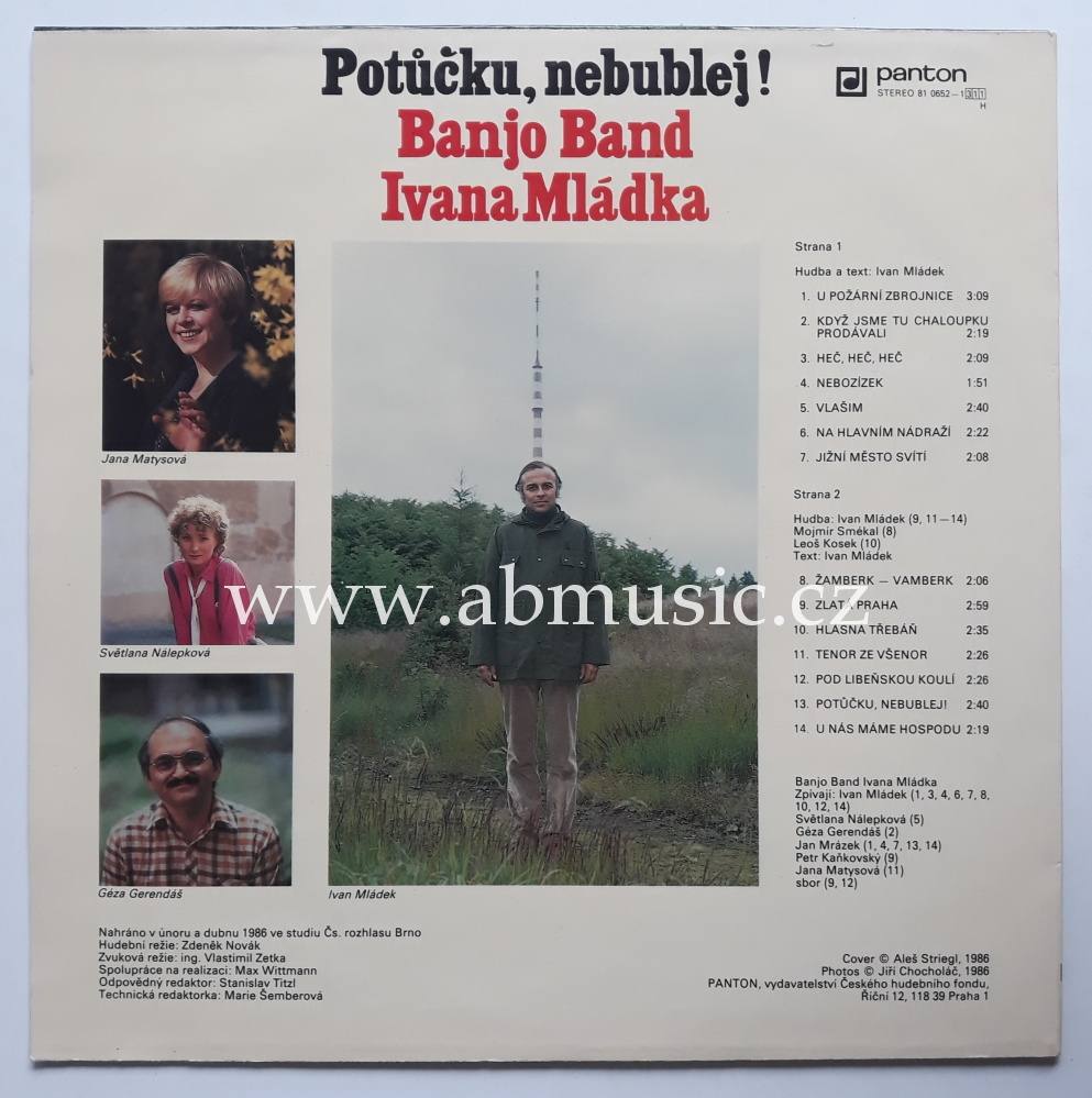 LP Banjo band Ivana Mládka - Potůčku , nebublej ! Vinyl