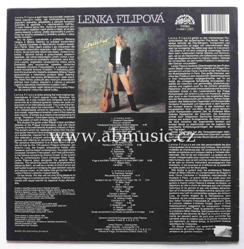 LP Lenka Filipová - Concertino Vinyl