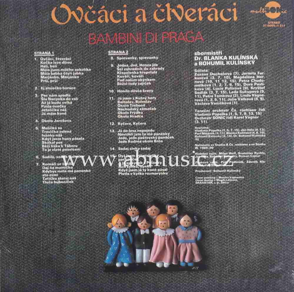 LP Ovčáci a čtveráci - Bambini Di Praga