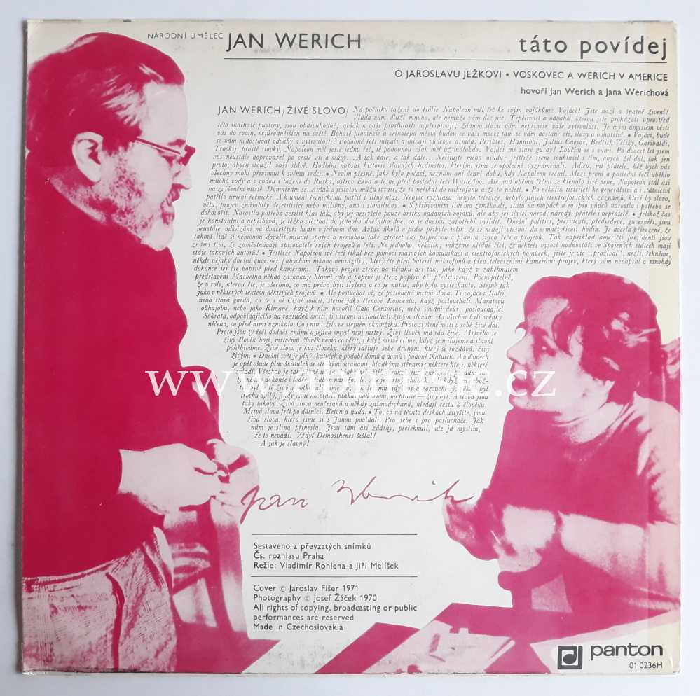 LP Jan Werich - Táto povídej 2