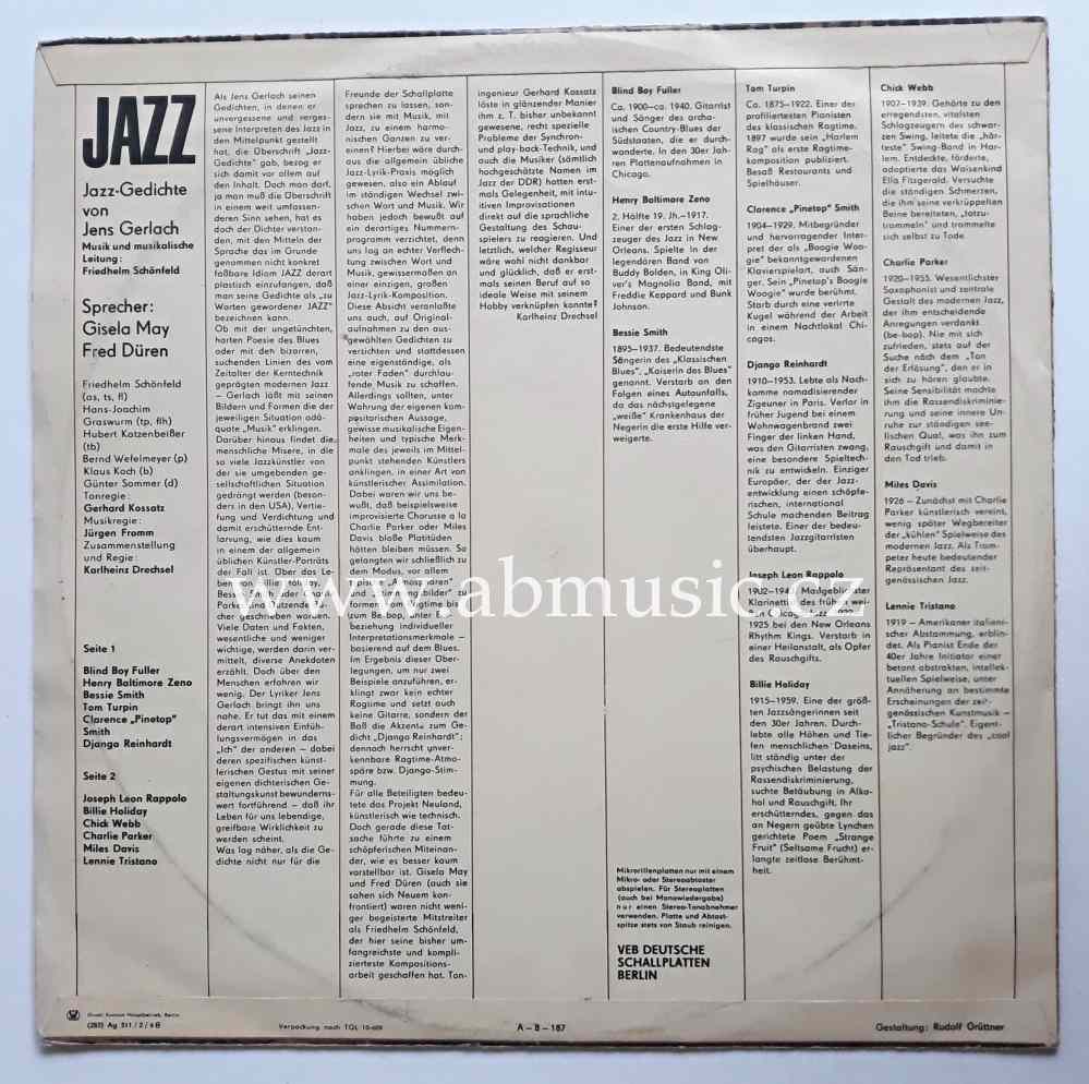 LP Jazz Gisela May