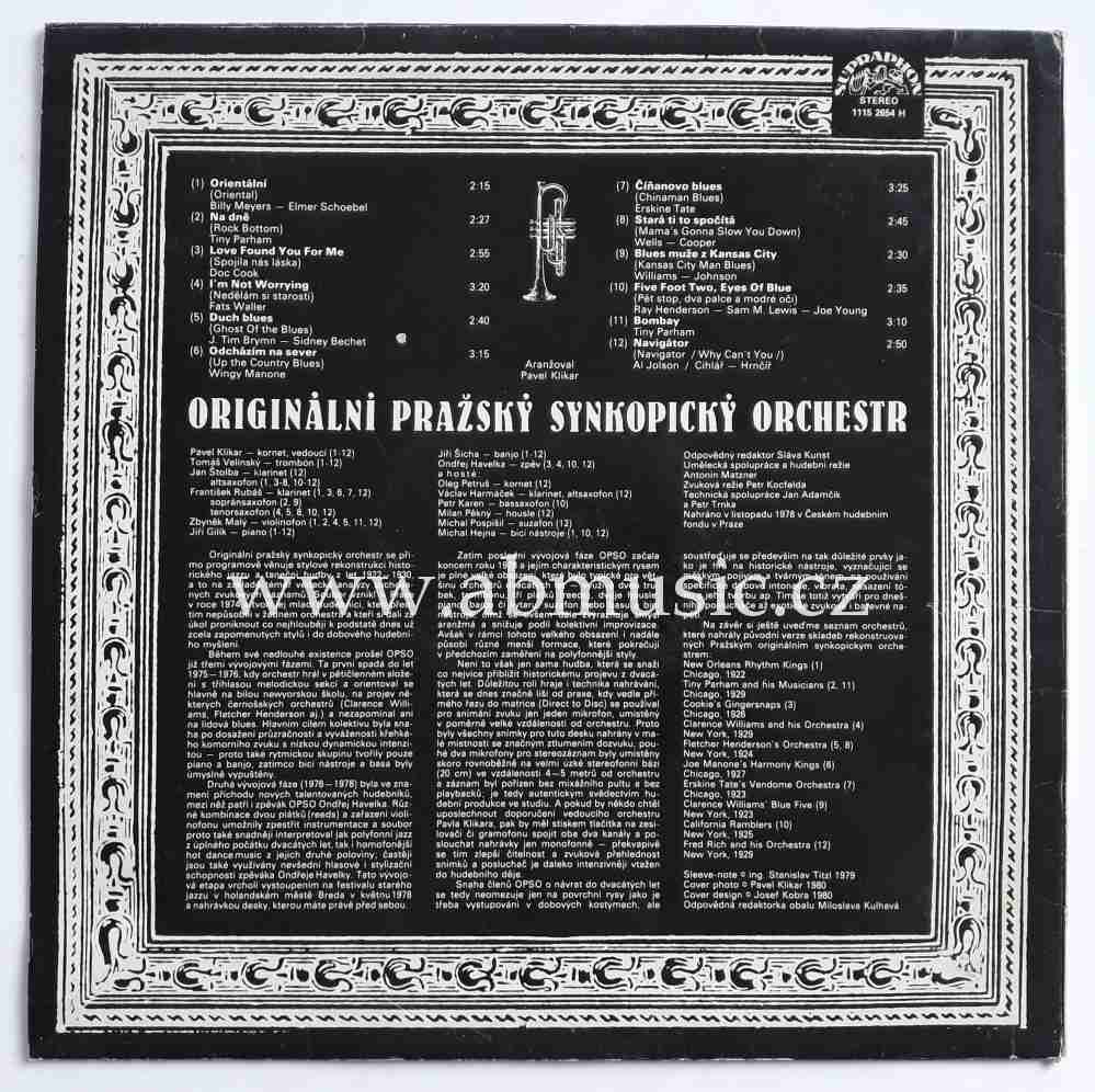 LP OPSO Originální pražský synkopický orchestr