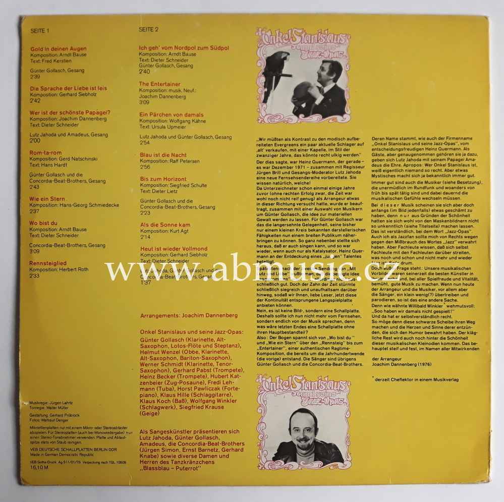 LP Onkel Stanislaus und seine Jazzopas