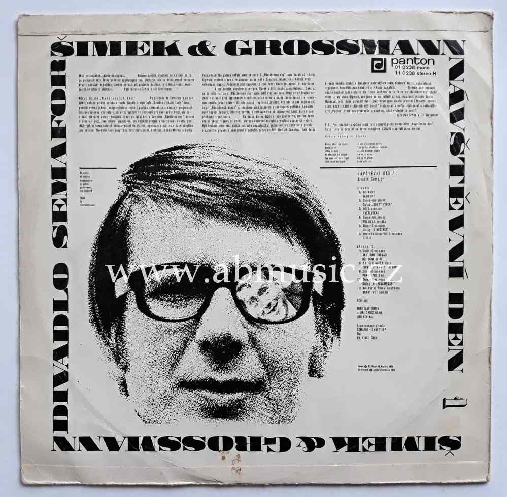 LP Šimek a Grossmann - Návštěvní den 1. Vinyl