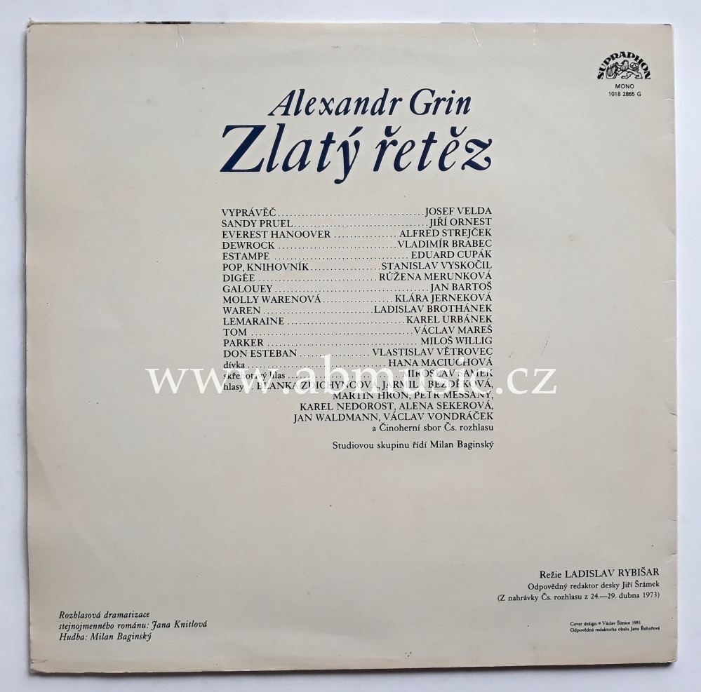 LP Alexandr Grin - Zlatý řetěz