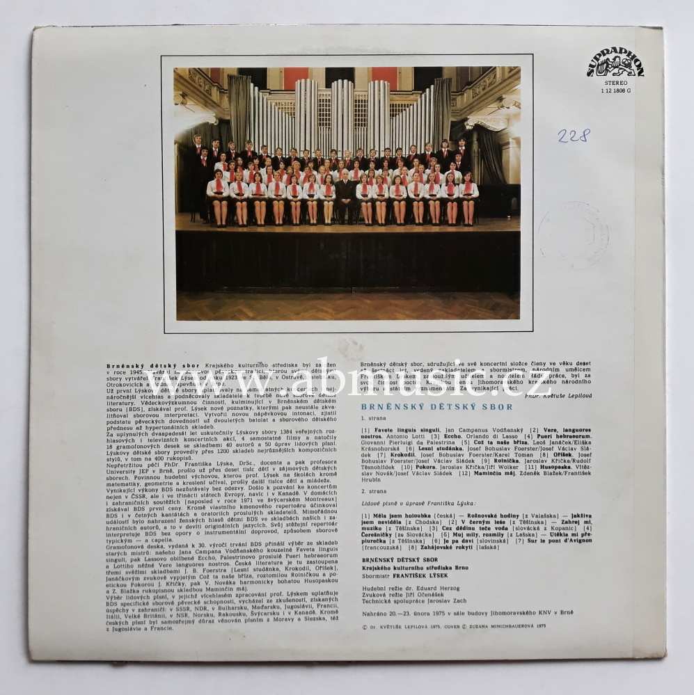 LP Brněnský dětský sbor