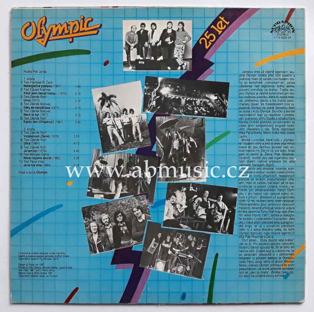LP Olympic 25 let Vinyl