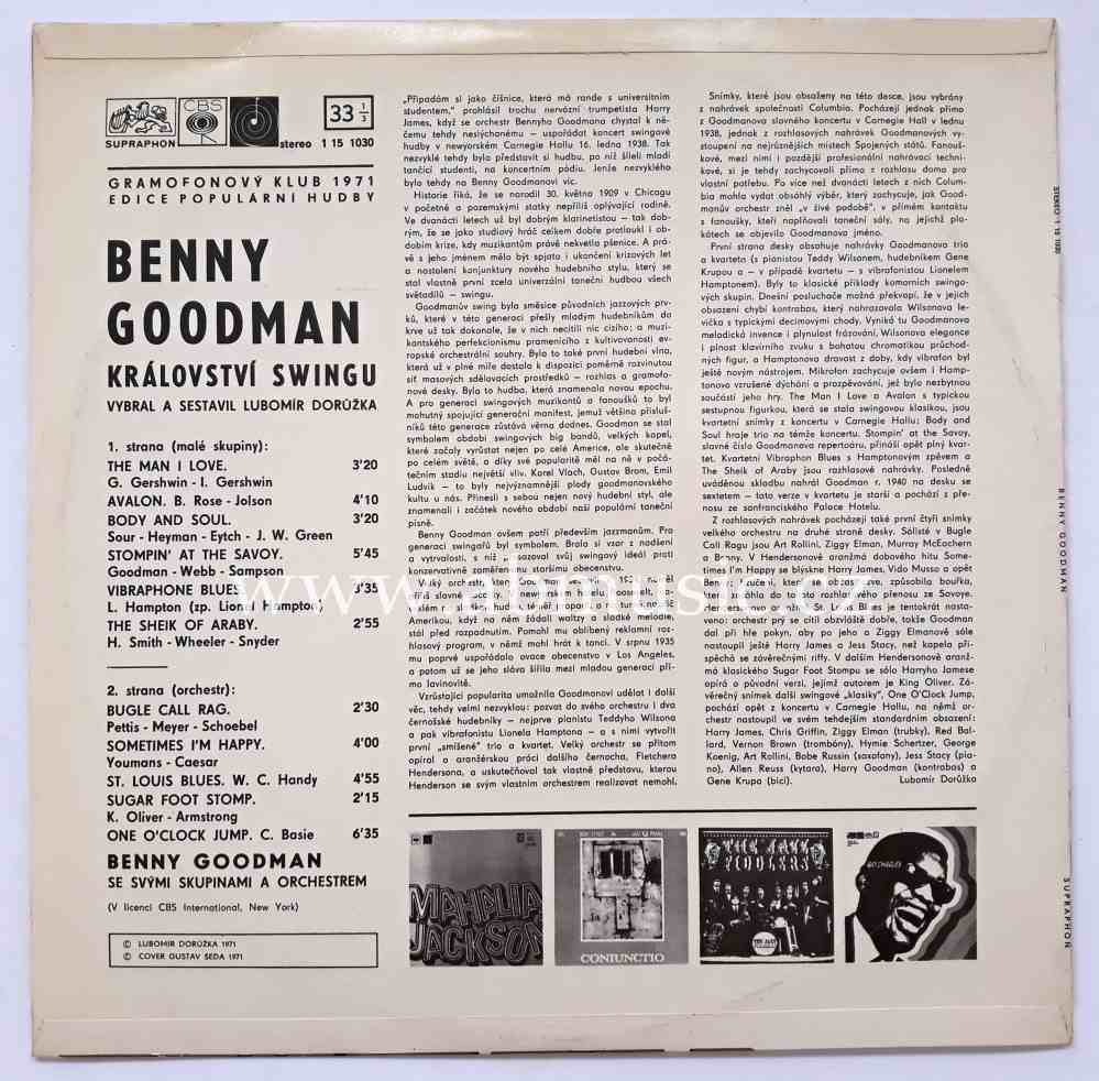 LP Benny Goodman Vinyl