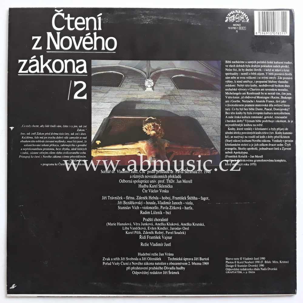 LP Čtení z Nového zákona 2 čte Václav Voska