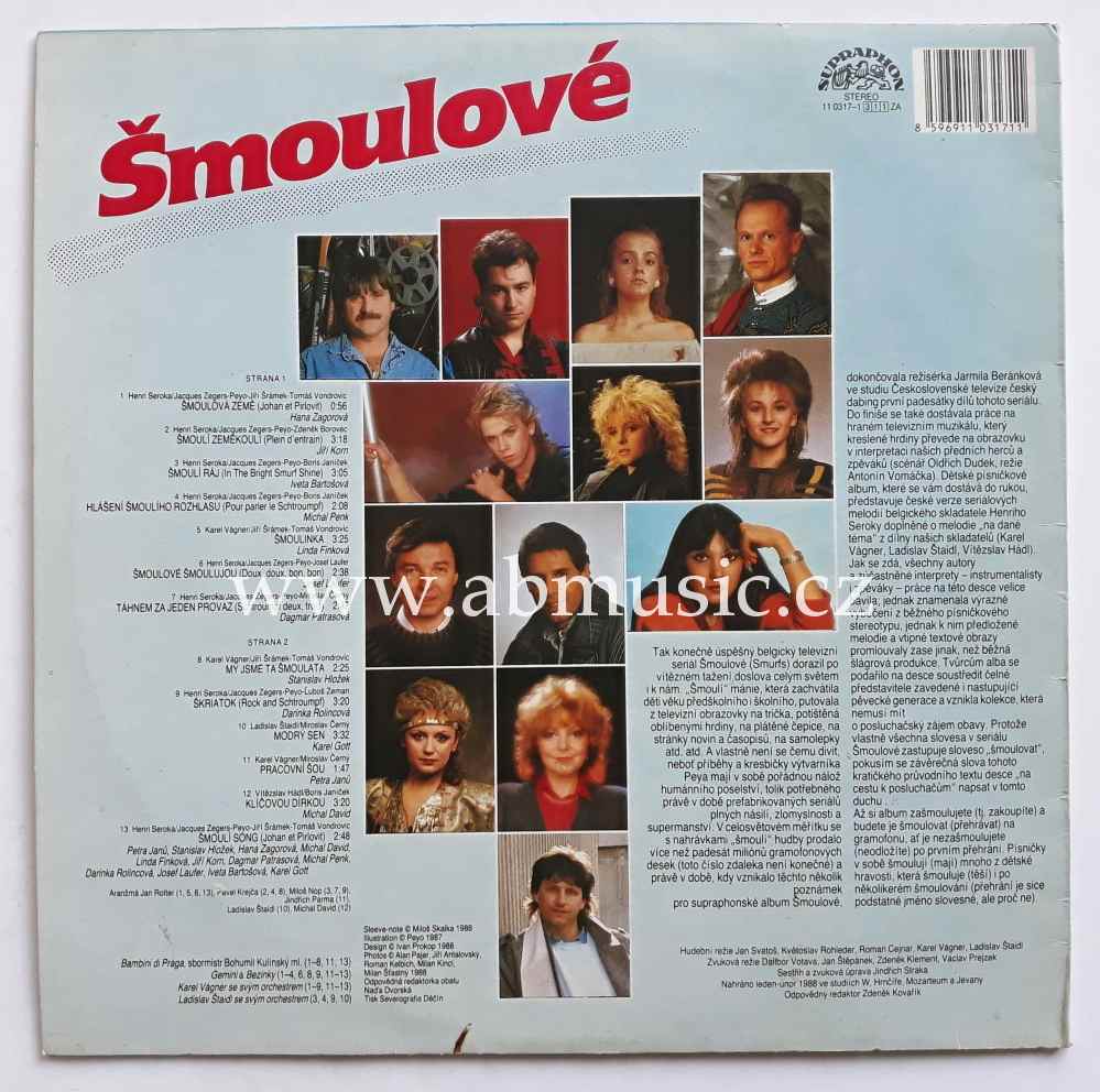 LP Šmoulové - Šmoulové LP deska / Vinyl