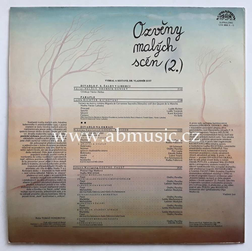 LP Ozvěny malých scén 2. LP deska / Vinyl