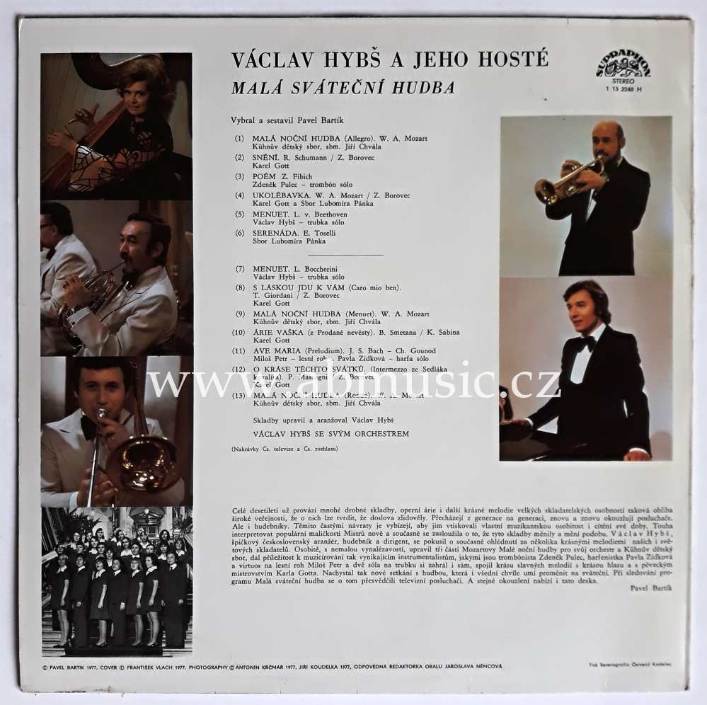 LP Václav Hybš - Malá sváteční hudba -  LP deska - vinyl