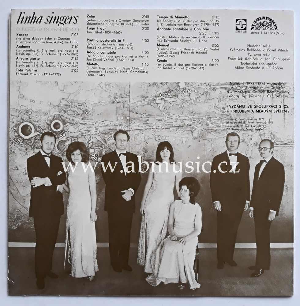 LP LINHA SINGERS - Concerto grosso per sette voci LP deska / Vinyl