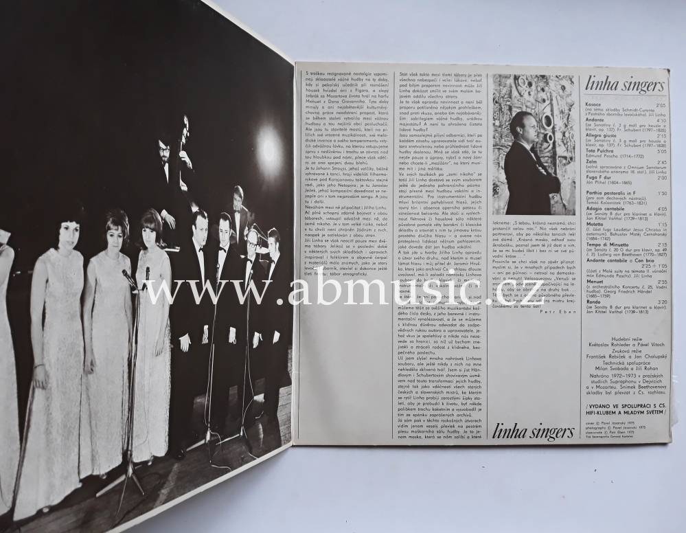 LP LINHA SINGERS - Concerto grosso per sette voci LP deska - Vinyl