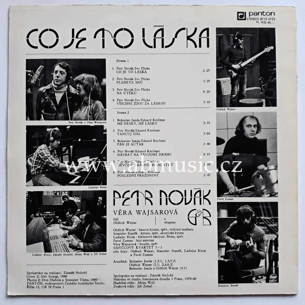 LP PETR NOVÁK G & B - Co je to láska LP deska - Vinyl