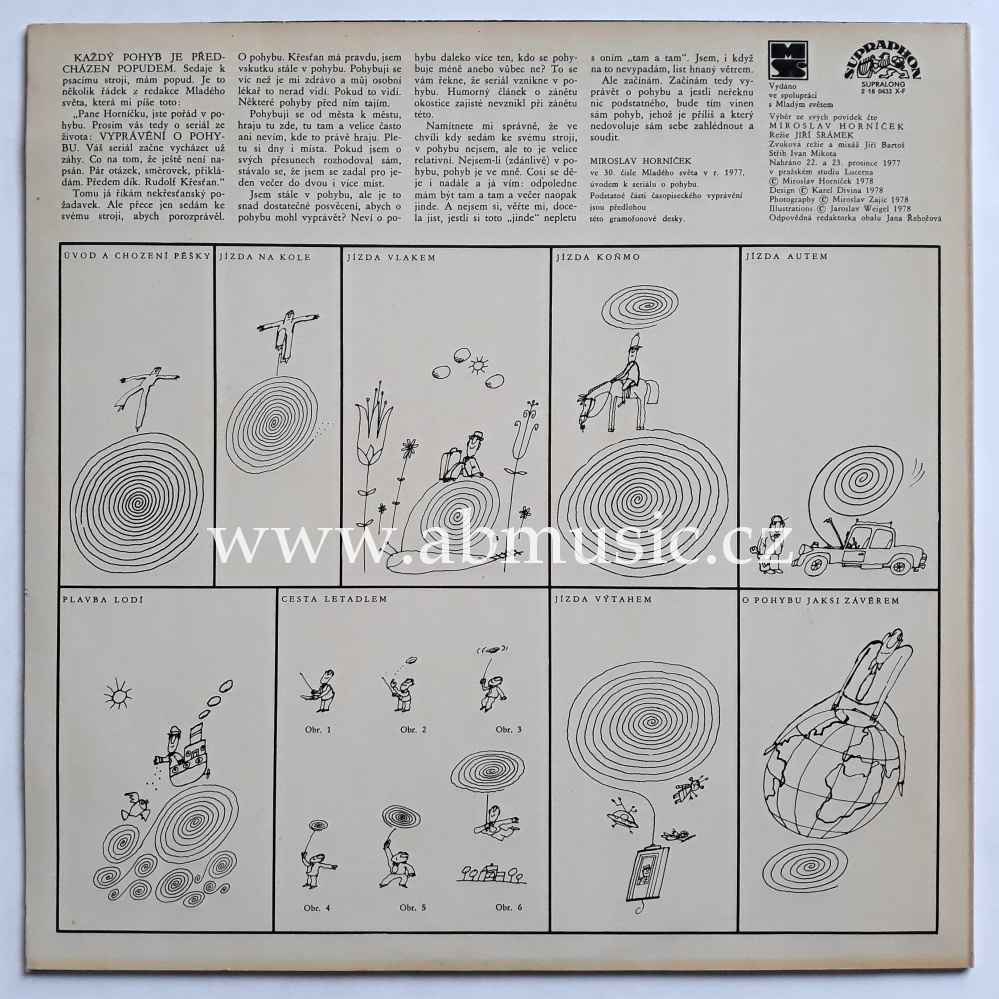 LP Miroslav Horníček - Chvála pohybu LP / Vinyl