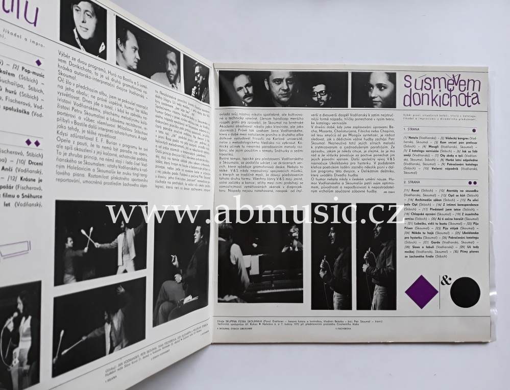 2LP Vodňanský a Skoumal - Hurá na bastilu a S úsměvem donkichota LP deska / Vinyl