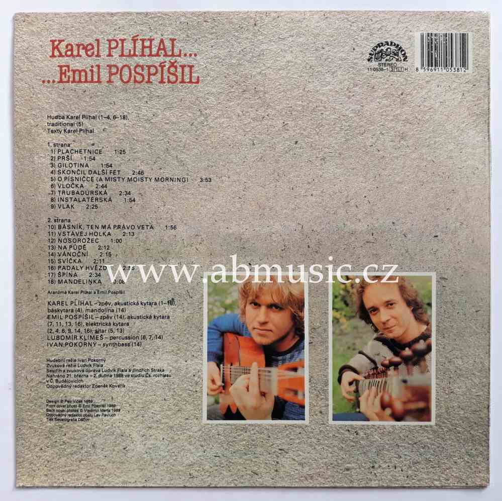 LP Karel Plíhal - Emil Pospíšil , Vinyl