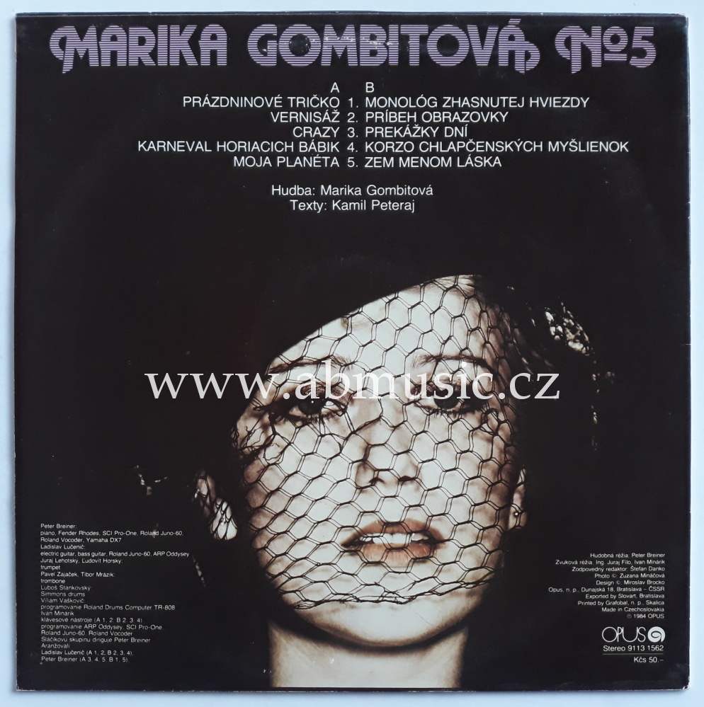 LP Marika Gombitová - No 5 - LP deska / Vinyl