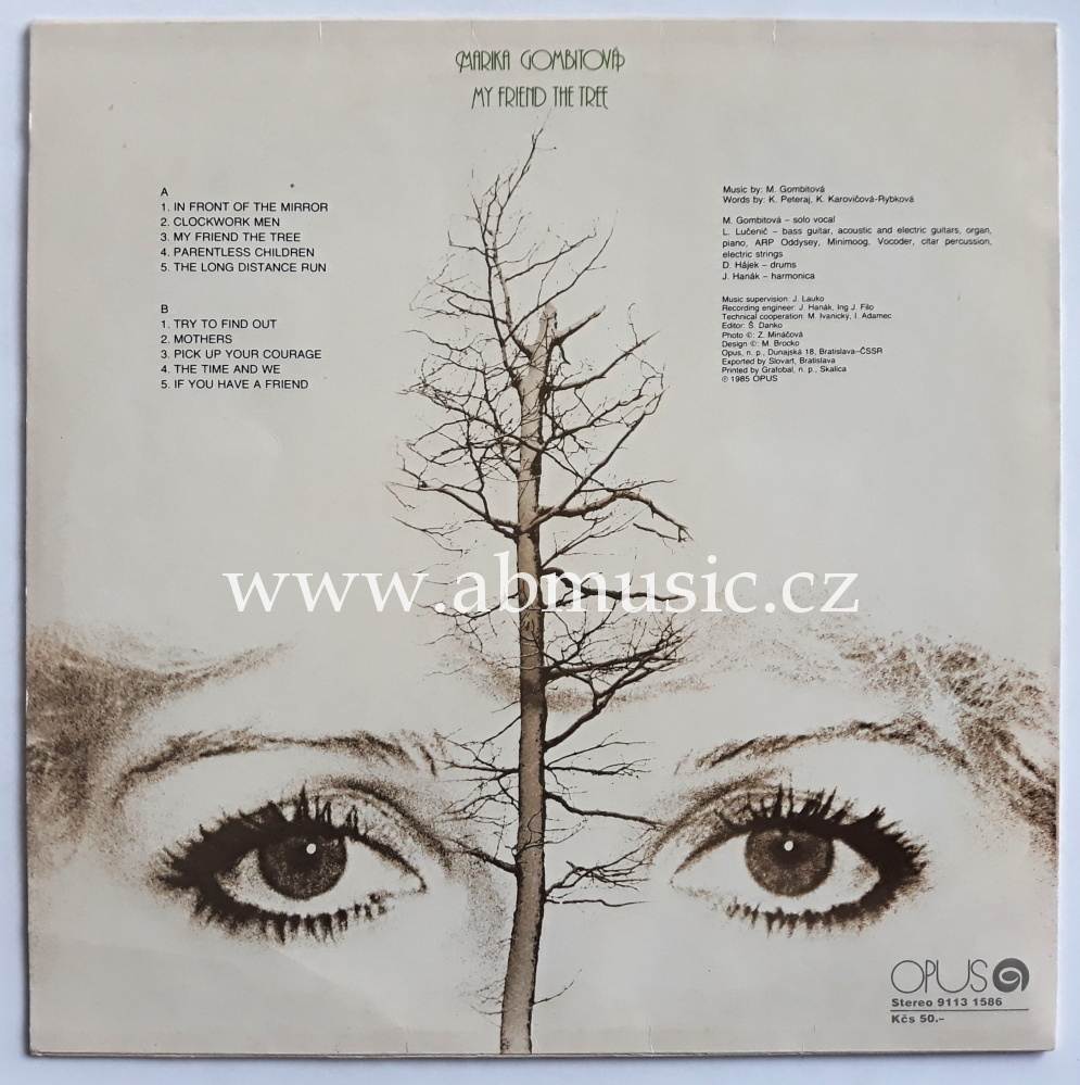 LP Marika Gombitová - My Friend The Tree