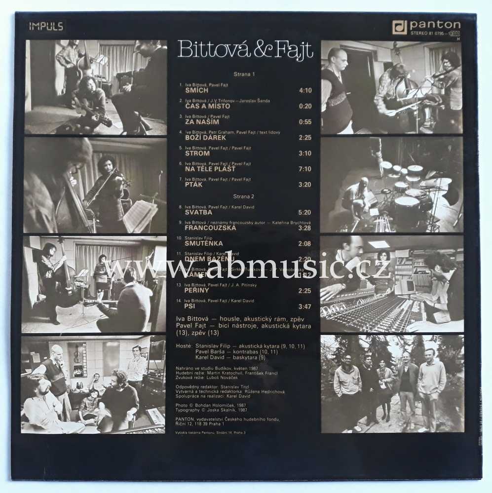 LP Bittová & Fajt LP deska / Vinyl