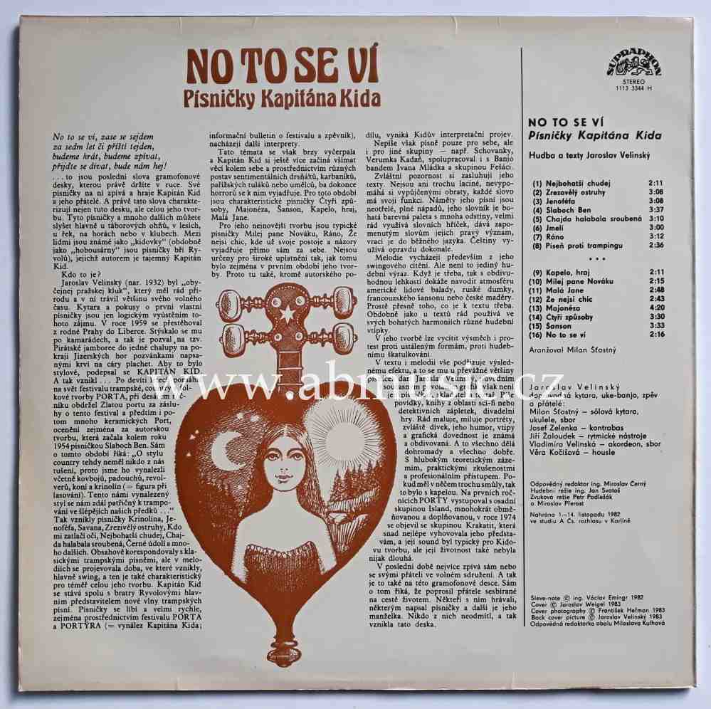 LP No to se ví - Písničky Kapitána Kida Vinyl