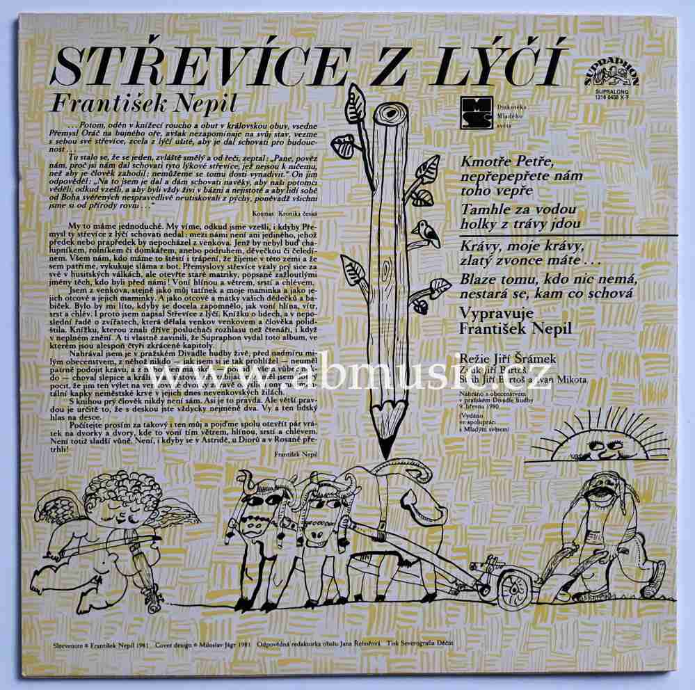 LP František Nepil - Střevíce z lýčí LP deska / Vinyl