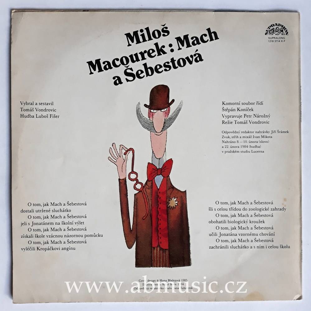 LP Mach a Šebestová - Miloš Macourek LP deska - Vinyl