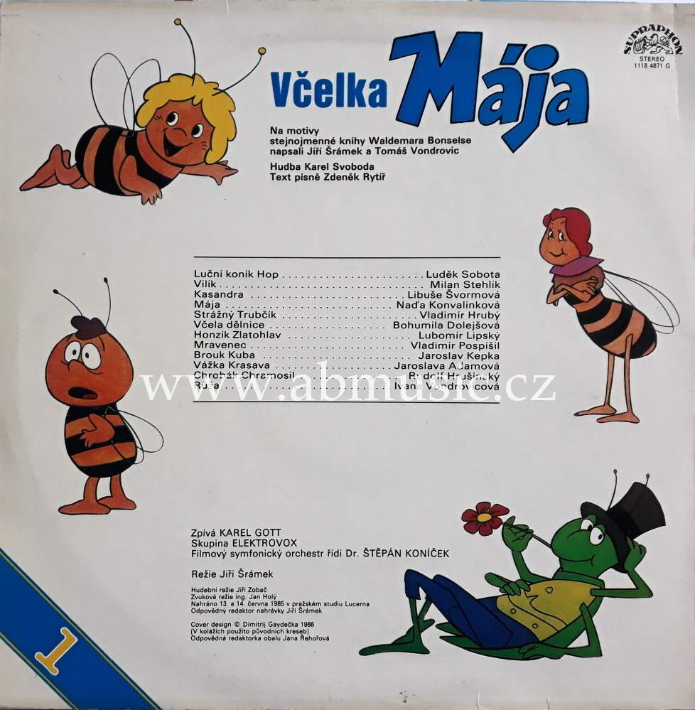 LP Včelka Mája 1. díl Vinyl