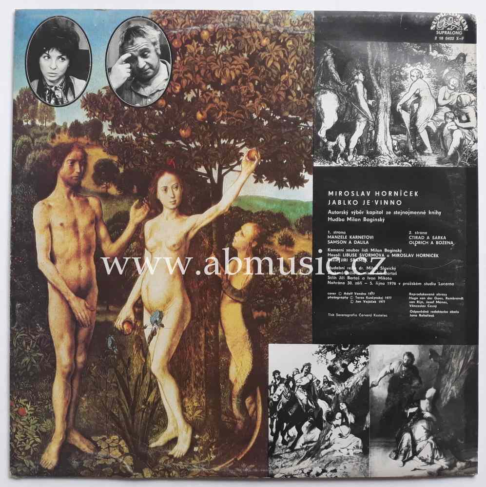 LP Miroslav Horníček - Jablko je vinno Vinyl