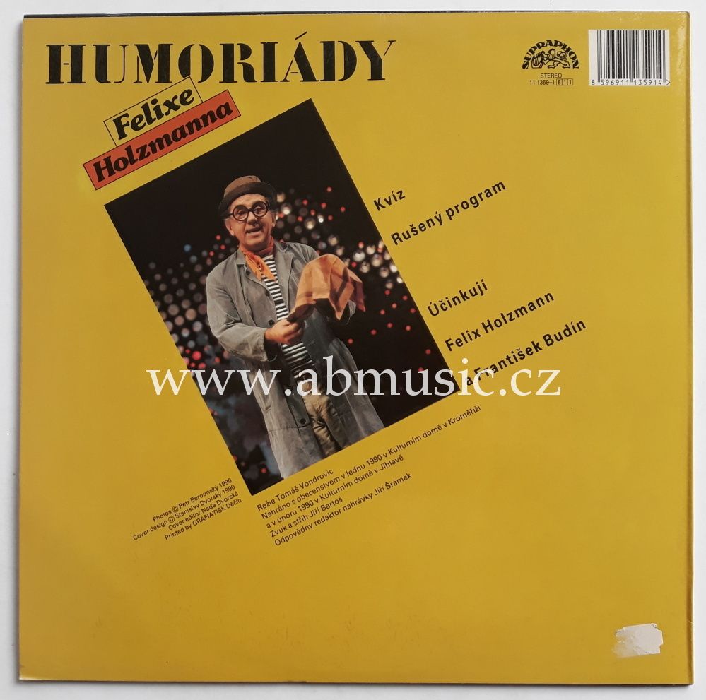 LP Humoriády Felixe Holzmanna 