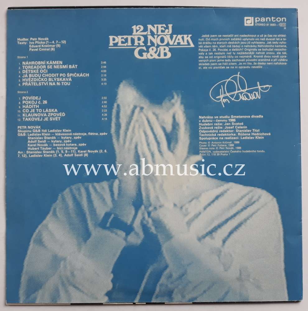 LP PETR NOVÁK G & B - 12 NEJ