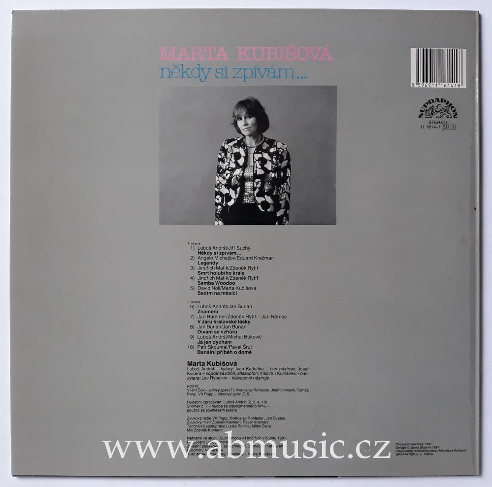 LP MARTA KUBIŠOVÁ - Někdy si zpívám ...