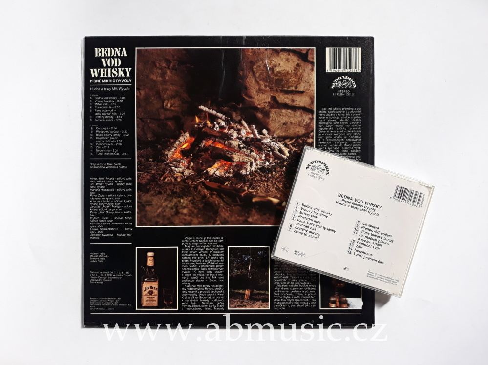 LP Bedna vod whisky - Písně Mikiho Ryvoly + CD Rare