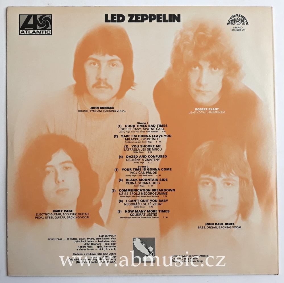 LP LED ZEPPELIN I. LP deska / Vinyl