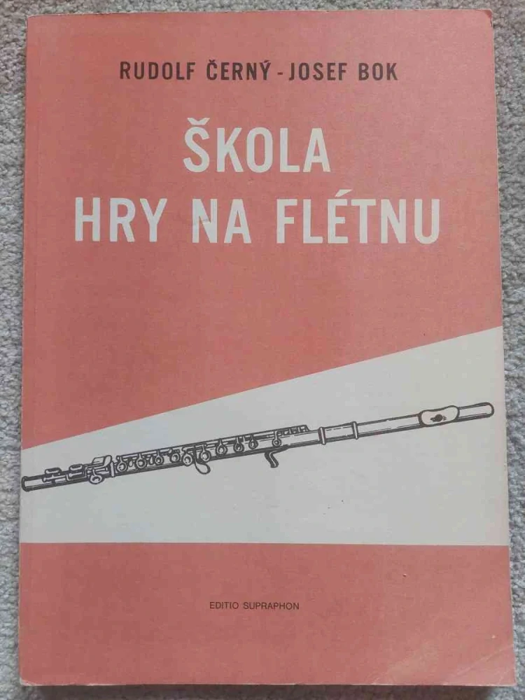 Rudolf Černý - Josef Bok - Škola hry na flétnu