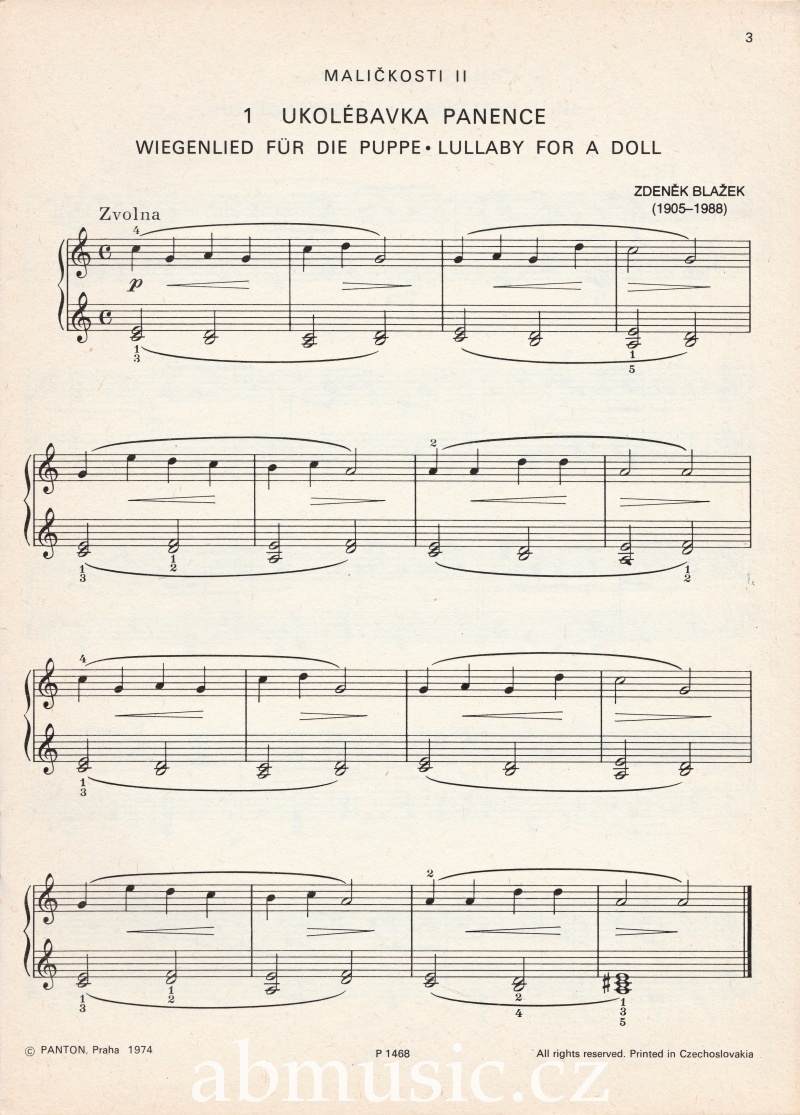 Zdeněk Blažek - Maličkosti 2