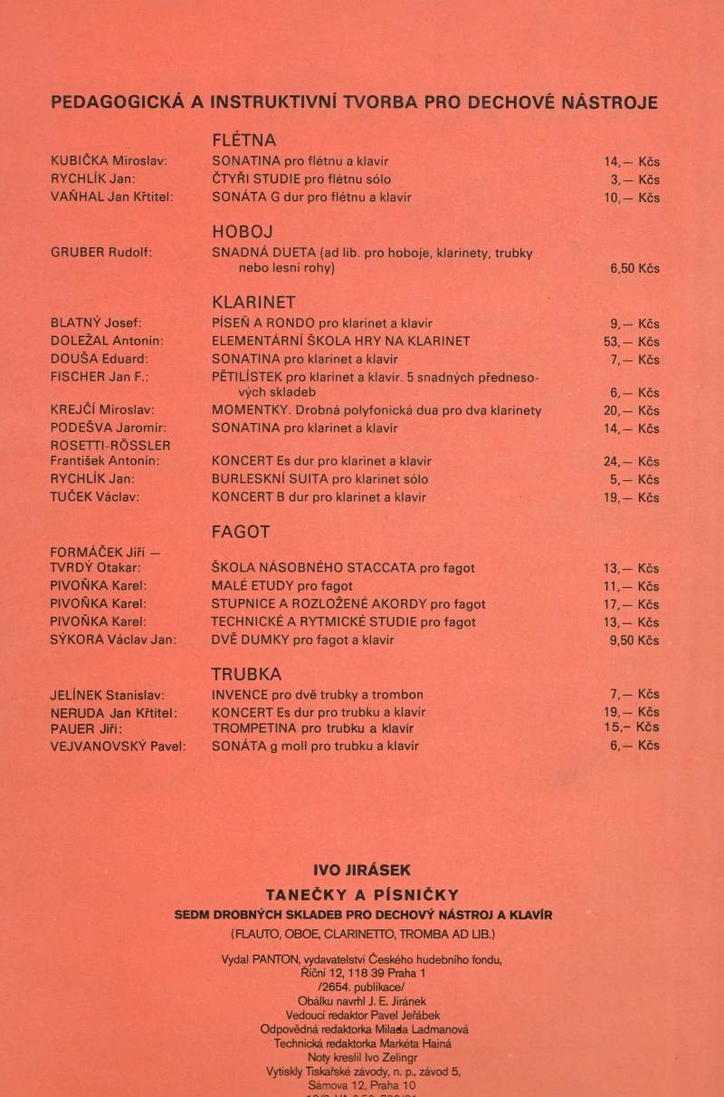 Ivo Jirásek - Tanečky a písničky