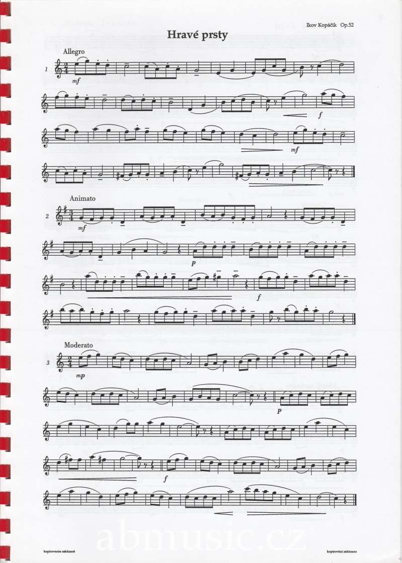 Ikov Kopáčik - Hravé prsty 67 etud