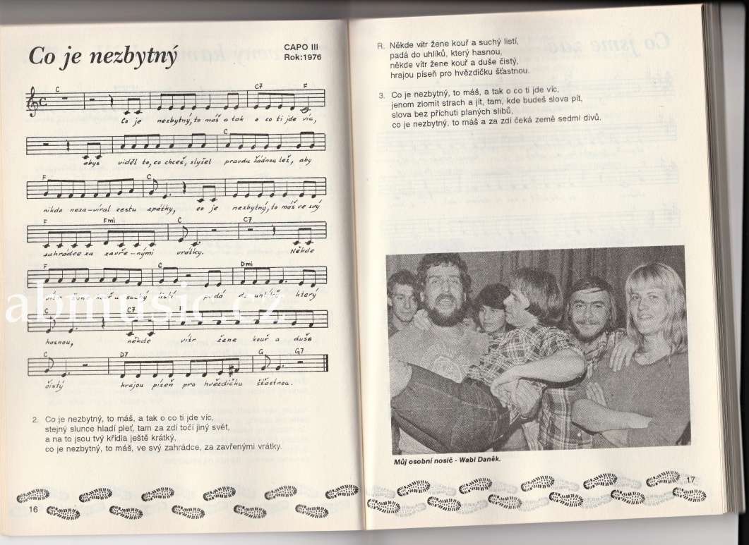 Vojta Kiďák Tomáško zpěvník