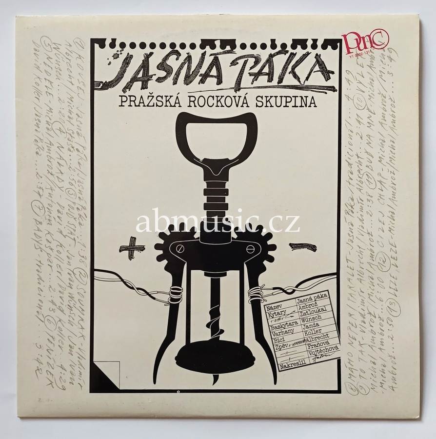 LP Jasná páka - Jasná páka 1990 Originál